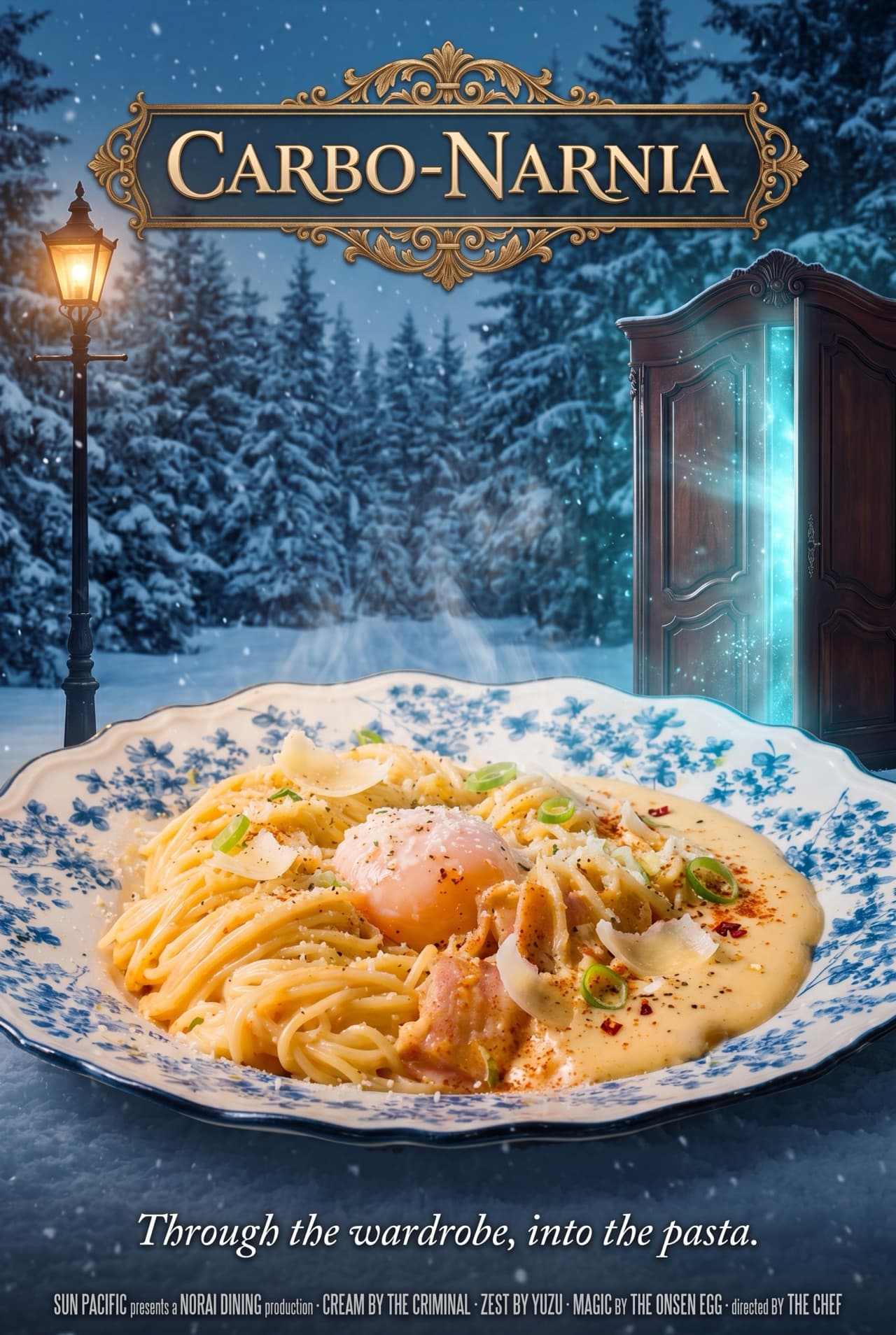Carbo-Narnia — Through the pasta-robe